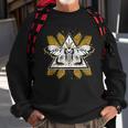 Mysticism Pagan Blackcraft Wiccan Scary Insect Moth Occult Sweatshirt Gifts for Old Men