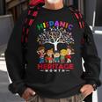 National Hispanic Heritage Month Hand Flag Tree Roots Latino Sweatshirt Gifts for Old Men