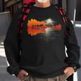 Nature Guitar Lake Shadow Love Guitar Musician Guitar Lover Sweatshirt Gifts for Old Men