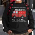 Never Underestimate An Old Man Who Drivers A Wee Woo Truck Sweatshirt Gifts for Old Men