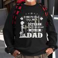Never Underestimate The Power Of Veteran Dad Gift For Mens Sweatshirt Gifts for Old Men
