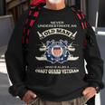 Never Underestimate Us Coast Guard VeteranVeteran Funny Gifts Sweatshirt Gifts for Old Men