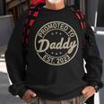 New Dad 2023 Promoted To Daddy Sweatshirt Gifts for Old Men