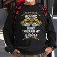 Norris Blood Runs Through My Veins Sweatshirt Gifts for Old Men
