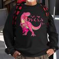 In October We Wear PinkRex Dinosaur Boys Breast Cancer Sweatshirt Gifts for Old Men