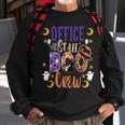 Office Staff Boo Crew Matching Fun Halloween Costume Sweatshirt Gifts for Old Men