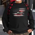 Oh-58 Kiowa Helicopter Usa Flag Helicopter Pilot Gifts Sweatshirt Gifts for Old Men