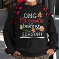 Omg It's Cookie Baking Season Christmas Party Sweatshirt Gifts for Old Men