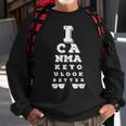 Optometrist Eye Chart Gift Doctor Optician Doctor Funny Gifts Sweatshirt Gifts for Old Men
