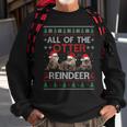 All Of Otter Reindeer Christmas Ugly Sweater Pajamas Xmas Sweatshirt Gifts for Old Men