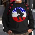 Paintball Retro Paintball Player American Flag Sweatshirt Gifts for Old Men
