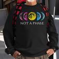 Pansexual Pride Not A Phase Moon Design For Pansexual Sweatshirt Gifts for Old Men