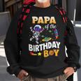 Papa Of The Birthday Boy Space Astronaut Birthday Family Sweatshirt Gifts for Old Men