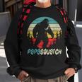 Papasquatch Fathers Day Bigfoot Sasquatch Papa Gifts Sweatshirt Gifts for Old Men