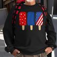 Patriotic 4Th Of July Popsicles Usa America Flag Summer Sweatshirt Gifts for Old Men