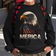Patriotic Bald Eagle 4Th Of July Usa American Flag Sweatshirt Gifts for Old Men