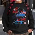 Patriotic Construction Excavator 4Th Of July Boy Kid Toddler Sweatshirt Gifts for Old Men
