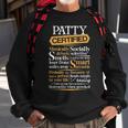 Patty Name Gift Certified Patty Sweatshirt Gifts for Old Men