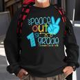 Peace Out 1St Grade Funny End Of School Year Sweatshirt Gifts for Old Men