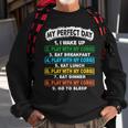 Perfect Day Wake Up Play With Corgi Go To Sleep Sweatshirt Gifts for Old Men