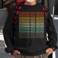 Peruvian Inca Orchid Retro Sweatshirt Gifts for Old Men