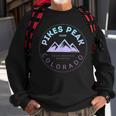 Pikes Peak Colorado - Rocky Mountain Retro Sweatshirt Gifts for Old Men