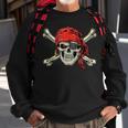 Pirate Costume Skull And Crossbones Jolly Roger Pirate Sweatshirt Gifts for Old Men
