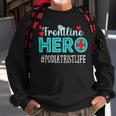 Podiatrist Frontline Hero Essential Workers Appreciation Sweatshirt Gifts for Old Men