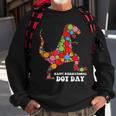 Polka Dot DayRex Dinosaur Lover International Dot Day Sweatshirt Gifts for Old Men