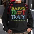 Polka Dot Football Lover Player Happy International Dot Day Sweatshirt Gifts for Old Men