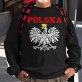 Polska Polish Eagle Poland Flag Polish Pride Polska Poland Sweatshirt Gifts for Old Men