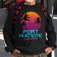 Port Hueneme California Retro 80S Sweatshirt Gifts for Old Men