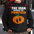 Pregnant Halloween Costume For Dad Expecting Lil Pumpkin Sweatshirt Gifts for Old Men