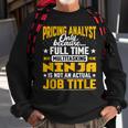 Pricing Analyst Job Title Pricing Researcher Accountant Sweatshirt Gifts for Old Men