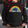 Proud Ally Lgbtq Lesbian Gay Bisexual Trans Pan Queer Gift Sweatshirt Gifts for Old Men