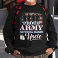 Proud Army National Guard Uncle Veteran Sweatshirt Gifts for Old Men