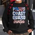 Proud Patriotic Usa Coast Guard Grandpa Usa Flag Men Grandpa Funny Gifts Sweatshirt Gifts for Old Men