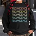 Providence Rhode Island Pride Vintage State Ri Retro 70S Sweatshirt Gifts for Old Men