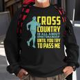Provoking Cross Country Running Motivational Pun Sweatshirt Gifts for Old Men