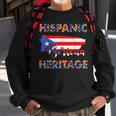 Puerto Rico Flag Hispanic Heritage Boricua Rican Sweatshirt Gifts for Old Men