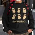 Pug Dog Floss Dance Cute Funny Pug Floss Gift Gifts For Pug Lovers Funny Gifts Sweatshirt Gifts for Old Men