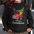 Puli Ride Red Truck Christmas Pajama Dog Sweatshirt Gifts for Old Men