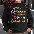 This Queen Makes 75 Look Fabulous 75Th Birthday Sweatshirt Gifts for Old Men