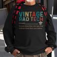 Rad Tech Noun Vintage Retro Style 60S 70S 80S Sweatshirt Gifts for Old Men