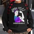 Rare Disease Warrior Unbreakable Awareness Sweatshirt Gifts for Old Men