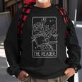 Reader Tarot Card Reading Book Tarot Card Author Writer Reading Funny Designs Funny Gifts Sweatshirt Gifts for Old Men