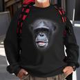Realistic Monkey Face Costume Cool Easy Halloween Gift Sweatshirt Gifts for Old Men