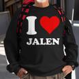 Red Heart I Love Jalen Sweatshirt Gifts for Old Men