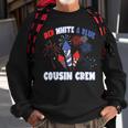 Red White & Blue Cousin Crew Fireworks Usa Flag 4Th Of July Sweatshirt Gifts for Old Men