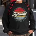 Retro Accoville Home State Cool 70S Style Sunset Sweatshirt Gifts for Old Men